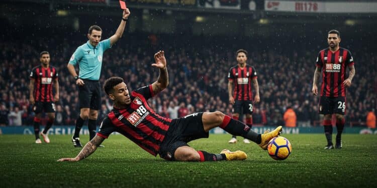 Evanilson : Carton Rouge Annulé, Tournant Majeur - Viral Mag Le carton rouge dEvanilson face à Manchester United annulé  retour sur un match polémique et ses impacts en Premier League   Viral Mag