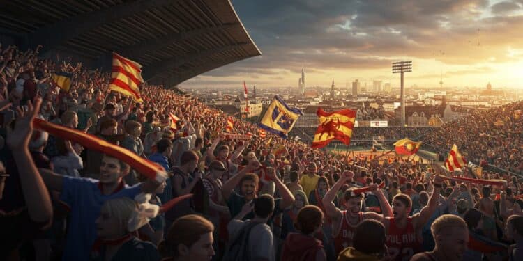 Des supporters voyagent à travers lEurope pour encourager leur équipe de basket Découvrez leur périple vibrant et leur dévouement sans faille    Viral Mag