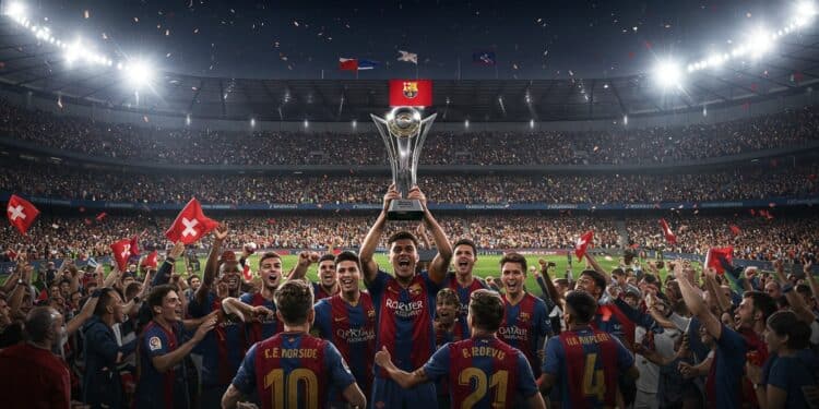 Le FC Barcelone remporte la Youth League 2025 avec une victoire éclatante 4 1 face à Trabzonspor Découvrez les clés de ce succès et lavenir des jeunes talents catalans   Viral Mag