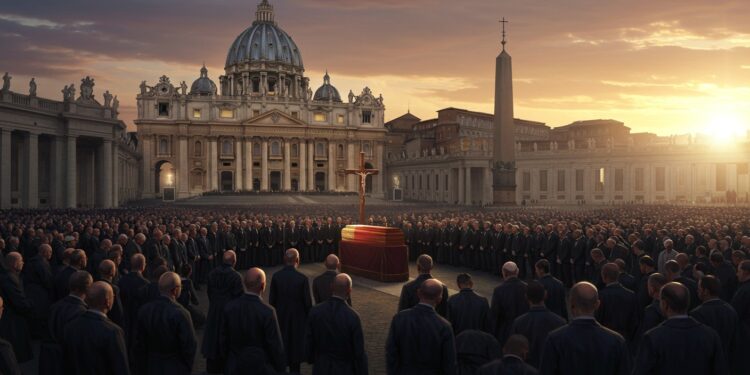 Funérailles Du Pape François : Un Adieu Historique - Viral Mag Les funérailles du pape François décédé à 88 ans réunissent 200 000 fidèles à Rome Découvrez le déroulé les invités et lhéritage dun pontife hors norme   Viral Mag