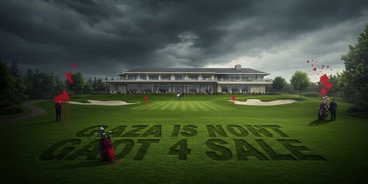 Découvrez les dernières arrestations liées au vandalisme du golf de Trump en Écosse Un message pro Gaza intrigue  que se passe t il vraiment    Viral Mag