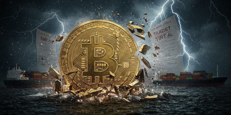 Guerre Commerciale Chine-USA : Bitcoin Chute Sous 76 000 $ - Viral Mag Chine riposte avec des aranceles de 84 aux USA Bitcoin plonge sous 76 000 $ Quels impacts sur léconomie mondiale Découvrez vite Viral Mag