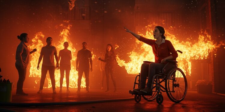 Une femme en fauteuil roulant sauve ses voisins dun incendie à Épinay sous Sénart mais se retrouve sans logement Découvrez son courage et sa lutte   Viral Mag