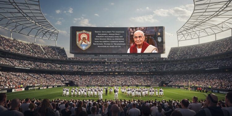 Hommage au Pape François : Un Match sous le Signe du Recueillement - Viral Mag Revivez lhommage émouvant au Pape François lors du match Arsenal PSG entre minute de silence et ferveur footballistique Découvrez les détails de cet événement unique   Viral Mag