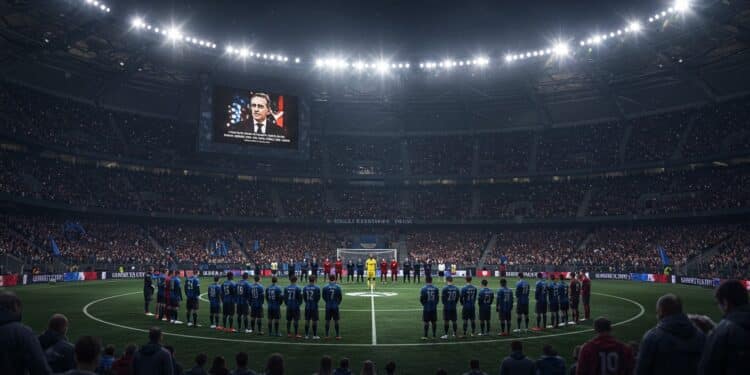 Revivez la minute de silence à San Siro pour le pape François lors du match Inter AC Milan Un moment poignant en Coupe dItalie   Viral Mag