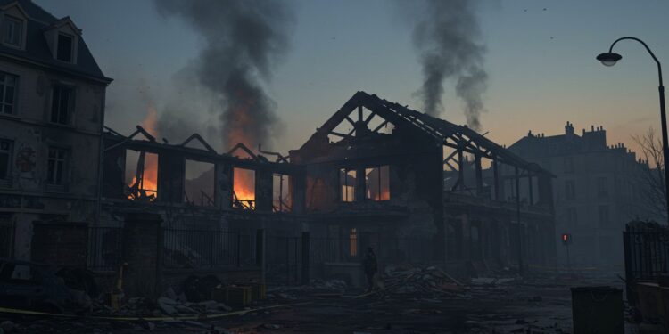 Un incendie criminel ravage un centre socioculturel à Saint Denis Enquête en cours réactions vives et solutions à létude Que sest il passé  Cliquez pour tout savoir    Viral Mag