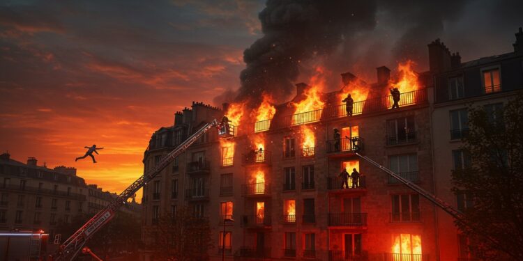 Un incendie ravage un immeuble à Boulogne Billancourt poussant un homme à sauter du 4e étage Deux blessés graves 35 évacués Détails de ce drame   Viral Mag