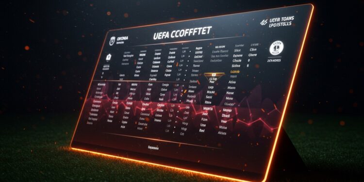 LAngleterre et lEspagne en tête pour les bonus UEFA 2025 Qui raflera les places en Ligue des Champions  Suspense et enjeux décryptés    Viral Mag