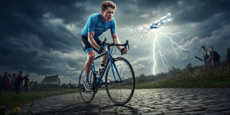 Un spectateur ivre lance un bidon sur Van der Poel à Paris Roubaix Excuses enquête et débat sur la sécurité des coureurs Découvrez les détails   Viral Mag