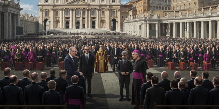 Joe Biden : Une Gaffe Diplomatique à Rome - Viral Mag Joe Biden confond lépouse du Premier ministre belge avec la sienne lors des funérailles du pape Découvrez les détails de cet incident diplomatique   Viral Mag
