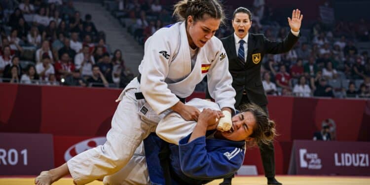 Judo : Agbégnénou, Drame en Finale Européenne - Viral Mag Clarisse Agbégnénou disqualifiée en finale des Championnats dEurope de judo 2025 Découvrez les détails de ce revers et les autres médailles françaises   Viral Mag