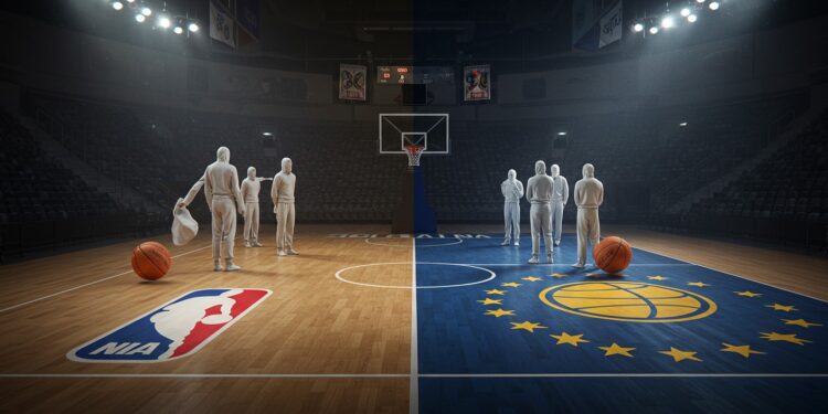 La NBA en Europe : Une Menace pour le Basket ? - Viral Mag Découvrez comment le projet de la NBA en Europe divise le basket  menace ou opportunité  Les enjeux explosifs révélés    Viral Mag
