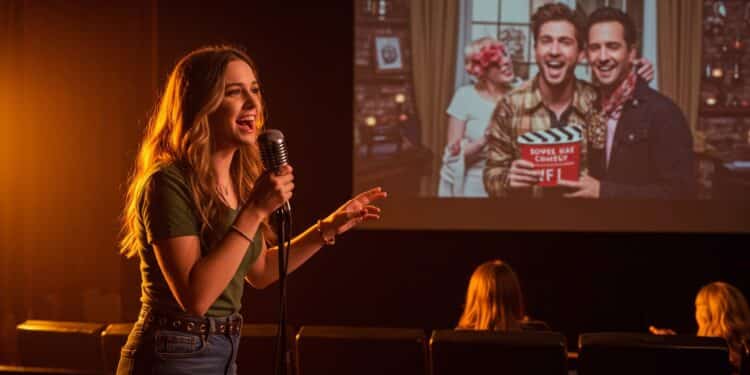 Portrait de Laura Felpin humoriste de 35 ans de Quotidien au cinéma avec LAmour cest surcoté Découvrez son parcours et son talent unique    Viral Mag