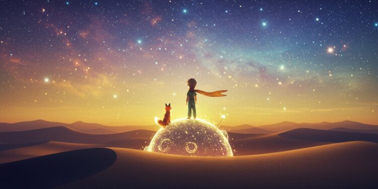 Plongez dans lunivers poétique du Petit Prince à lAtelier des Lumières Une expo immersive à Paris pour tous les âges qui touche le cœur   Viral Mag