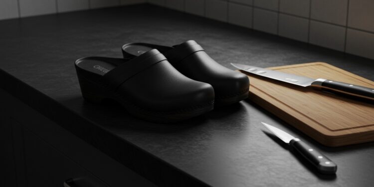 Les Meilleures Chaussures pour Cuisiner Selon les Chefs - Viral Mag Découvrez les chaussures plébiscitées par 3 chefs pour la cuisine  confort sécurité style Quel modèle est fait pour vous  Cliquez pour le savoir    Viral Mag