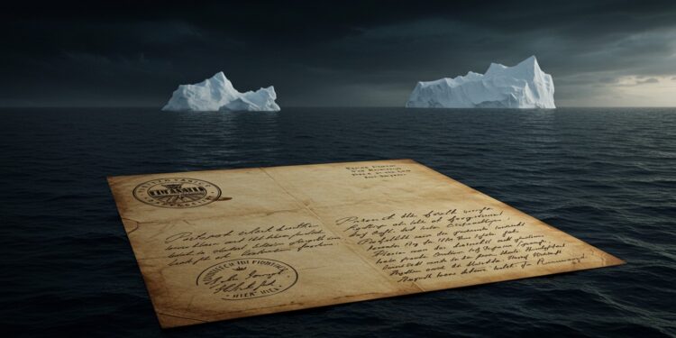 Lettre du Titanic Vendue à Prix Record - Viral Mag Lettre prophétique dun survivant du Titanic vendue 350 000 € aux enchères Découvrez son histoire et son impact historique Viral Mag