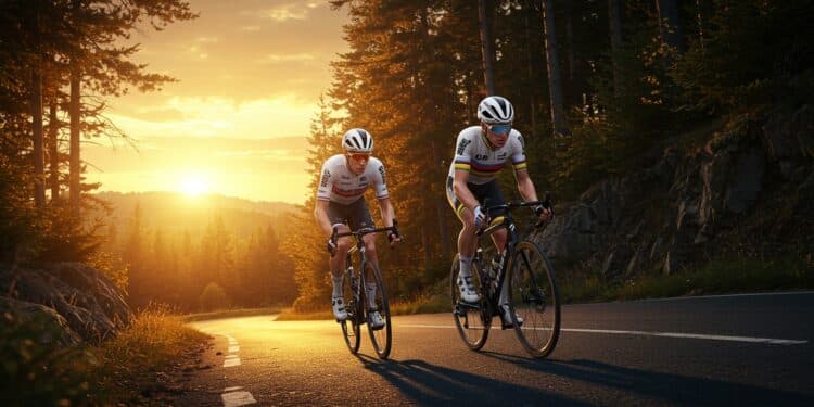 Liège-Bastogne-Liège 2025 : Pogacar Vs Evenepoel - Viral Mag Le duel Pogacar Evenepoel à Liège Bastogne Liège 2025 promet du spectacle  Horaires chaînes TV et favoris pour la Doyenne des classiques   Viral Mag