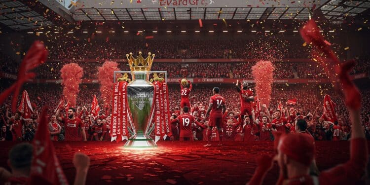 Liverpool Champion d’Angleterre : Le Sacre Possible - Viral Mag Liverpool peut être sacré champion dAngleterre ce dimanche Découvrez les conditions du titre et les enjeux de ce moment historique   Viral Mag
