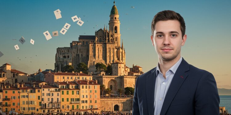 Louis Sarkozy Vise Menton pour 2026 - Viral Mag Louis Sarkozy 27 ans envisage une candidature à Menton pour les municipales 2026 La ville convoitée par le RN sannonce comme un défi politique majeur Viral Mag