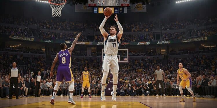 Luka Doncic Brille Malgré la Défaite des Lakers - Viral Mag Luka Doncic marque 37 points dont un tir incroyable mais les Lakers chutent face aux Timberwolves en playoffs NBA Découvrez lanalyse    Viral Mag