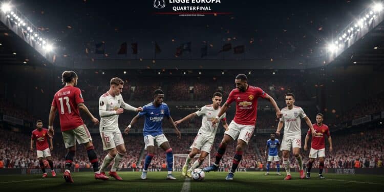 Lyon Affronte Manchester United : Un Duel Épique - Viral Mag Lyon défie Manchester United en quart de Ligue Europa Suivez ce choc décisif à Old Trafford où les Gones visent une demi finale historique Viral Mag
