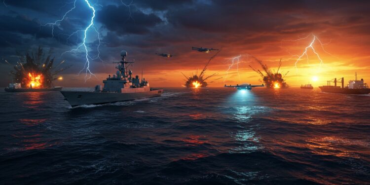 Mer Rouge : Tensions et Conflits Maritimes - Viral Mag Explorez les tensions en Mer Rouge drones frappes et enjeux mondiaux Une analyse captivante des conflits maritimes et de leurs impacts Viral Mag