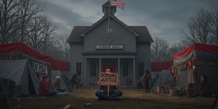 Une mère SDF entame une grève de la faim devant une mairie pour récupérer ses droits au RSA suspendus depuis 2022 Découvrez son combat poignant   Viral Mag