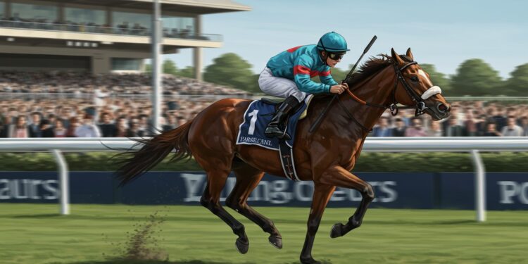 Mickaël Barzalona Domine ParisLongchamp : Quadruplé Historique - Viral Mag Un jockey brille à ParisLongchamp avec un quadruplé époustouflant dont trois Groupes Découvrez cette performance légendaire qui secoue lhippisme Viral Mag