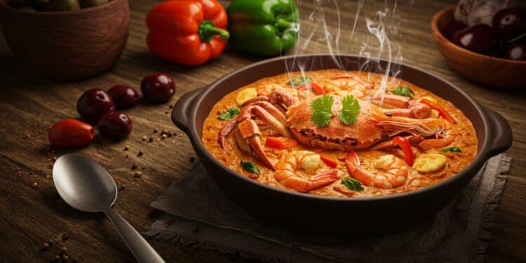 Moqueca : Découvrez la Soupe Brésilo-Africaine - Viral Mag Explorez la moqueca un chowder brésilien mêlant fruits de mer lait de coco et saveurs africaines Recette histoire et astuces pour un plat savoureux    Viral Mag