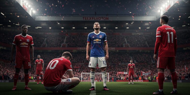 OL : Le Drame Épique d’Old Trafford Raconté - Viral Mag Lyon frôle lexploit à Old Trafford mais seffondre en prolongation face à Manchester United 5 4 Revivez ce match fou et ses rebondissements Viral Mag