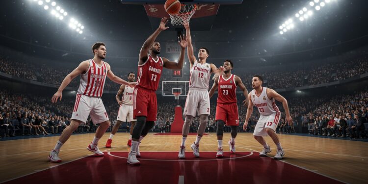 Olympiakos vs Real Madrid : Duel Épique en Euroligue - Viral Mag Olympiakos défie Real Madrid en quart de finale Euroligue 2025 Analyse enjeux et moments clés du match du 25 avril Qui lemportera    Viral Mag