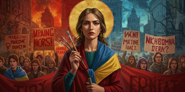 Oxana : Le Film Qui Révèle une Vie de Combat - Viral Mag Film choc sur Oxana Chatchko fondatrice des Femen Découvrez son parcours militant et artistique entre Ukraine et exil En salles le 16 avril   Viral Mag