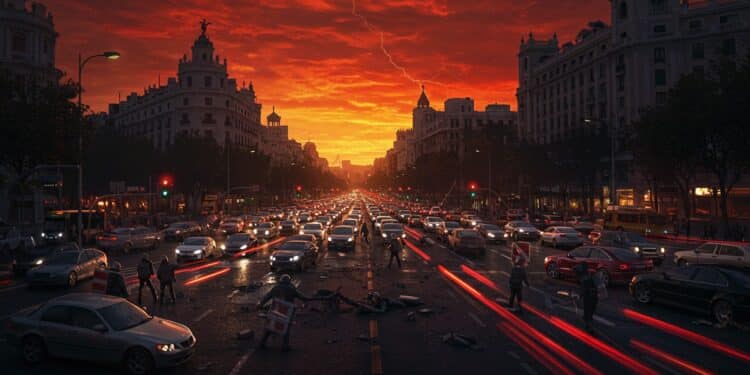 Une panne électrique paralyse lEspagne et le Portugal causant embouteillages et perturbations Découvrez les impacts et récits de cette crise   Viral Mag