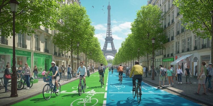 Paris privilégie le vélo  nouvelles pistes record de Vélib circulation auto en baisse Découvrez comment la capitale devient 100  cyclable   Viral Mag
