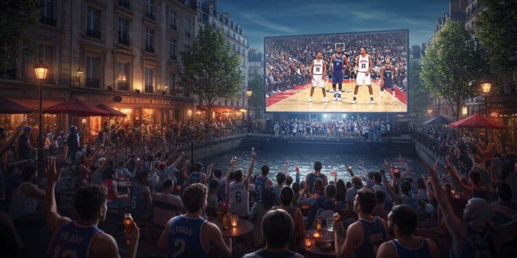 Paris Basketball Affronte Real Madrid : Soirée Écran Géant - Viral Mag Paris Basketball défie le Real Madrid en Euroligue  Suivez le match sur écran géant à Paris Découvrez lambiance les enjeux et comment vibrer avec les fans   Viral Mag