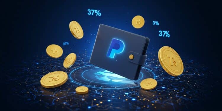 PayPal Boost PYUSD avec 3,7% de Rendement - Viral Mag PayPal offre 37 de rendement annuel sur sa stablecoin PYUSD pour séduire les utilisateurs Découvrez comment cette stratégie peut transformer les paiements   Viral Mag