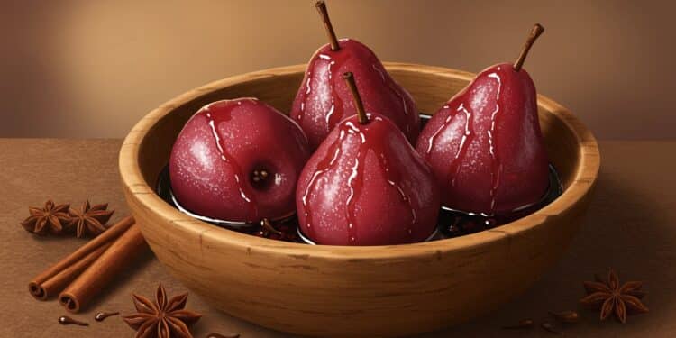 Découvrez les poires pochées au vin rouge un dessert traditionnel de Noël Recette astuces et origines pour épater vos convives    Viral Mag