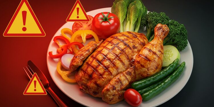 Poulet et Santé : Un Lien Inattendu - Viral Mag Une étude révèle que trop de poulet peut augmenter le risque de mortalité Découvrez les conclusions et comment équilibrer votre alimentation Viral Mag