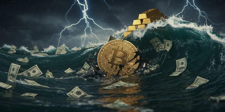 Le Bitcoin plonge de 5  Trump marchés en crise or en hausse  que se passe t il  Découvrez les causes et ce qui pourrait arriver ensuite   Viral Mag