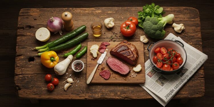 Pourquoi les Français Délaissent le Bœuf ? - Viral Mag Les Français mangent moins de bœuf  coût santé environnement Découvrez les raisons de ce changement et ses impacts sur nos assiettes   Viral Mag