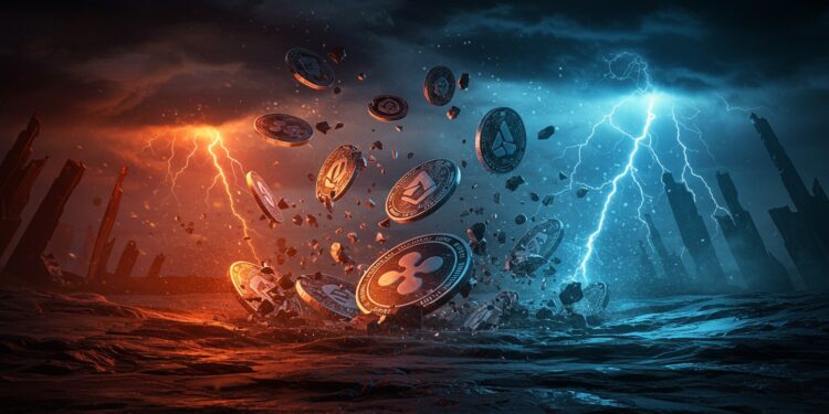 Pourquoi XRP, ADA et DOGE S’effondrent en Pleine Crise - Viral Mag Les prix de XRP ADA et DOGE chutent sous leurs supports clés Découvrez pourquoi cette crise secoue les cryptos et ce qui attend les investisseurs   Viral Mag