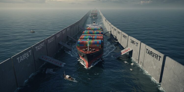 Protectionnisme de Trump : La Logistique Mondiale en Danger - Viral Mag Le protectionnisme de Trump menace la logistique mondiale Hausse des prix chaînes brisées  quels risques pour la tech et lhabillement    Viral Mag