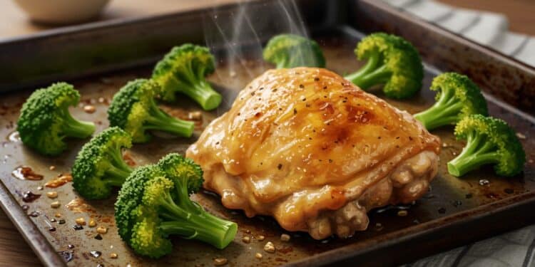 Recette Facile pour Perdre du Poids : Poulet et Brocoli - Viral Mag Découvrez une recette minceur simple et savoureuse poulet et brocoli au four Perdez du poids sans effort avec ce plat healthy et rapide à préparer Viral Mag