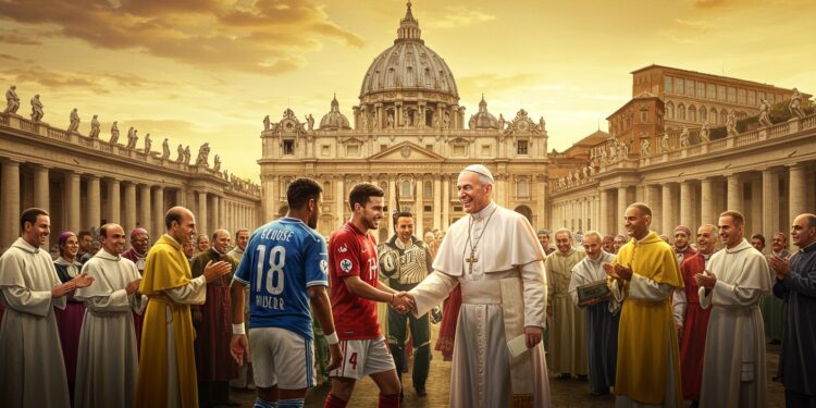 Rencontre avec le Pape : Pirès, Larqué et Piquionne Témoignent - Viral Mag Robert Pirès Jean Michel Larqué et Frédéric Piquionne racontent leur rencontre émouvante avec le pape François un moment unique mêlant foi et football   Viral Mag