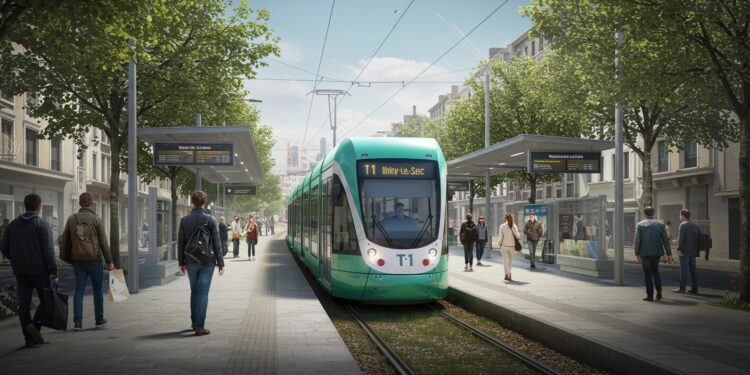 Reprise Du Tramway T1 À Noisy-le-Sec : Une Nouvelle Ère - Viral Mag Le tramway T1 à Noisy le Sec reprend après 7 mois de travaux Découvrez les améliorations et lattente du prolongement vers Montreuil dici 2028   Viral Mag