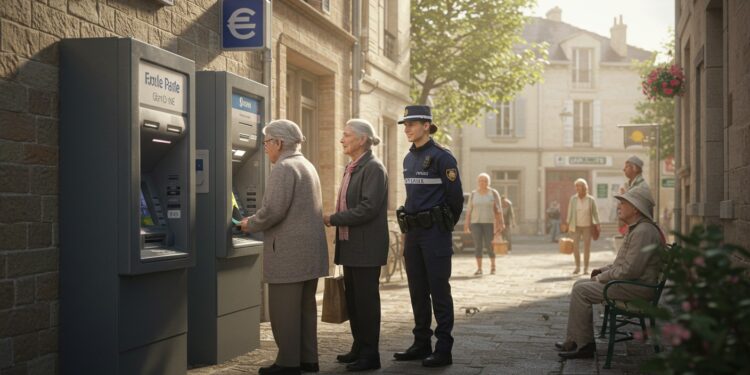 Retraités Protégés : Un Policier À Leurs Côtés - Viral Mag Un policier accompagne les retraités au distributeur à Noyon Découvrez cette initiative unique pour la sécurité des seniors et ses impacts   Viral Mag