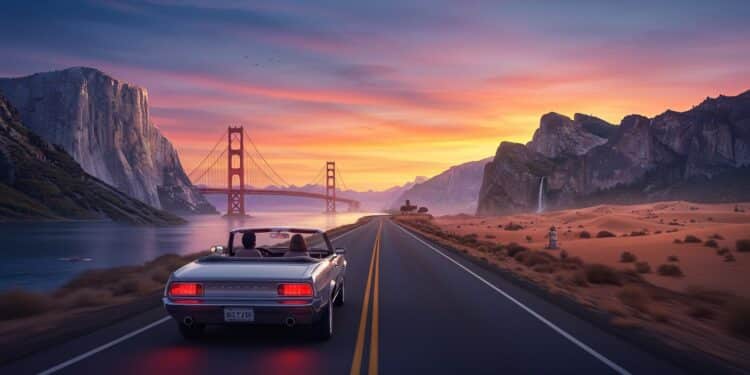 Road Trip Californie : Itinéraire 10 Jours - Viral Mag Explorez la Californie en 10 jours  Los Angeles San Francisco Yosemite Death Valley Conseils itinéraire et budget pour un voyage inoubliable    Viral Mag