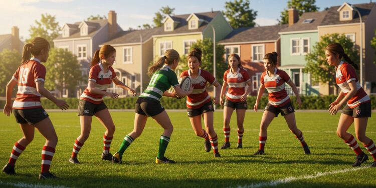 Rugby Féminin : Un Tremplin pour les Jeunes Filles - Viral Mag Le rugby féminin gagne du terrain avec des initiatives pour les jeunes des quartiers prioritaires offrant inclusion et épanouissement Viral Mag