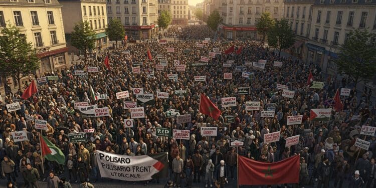 Sahara Occidental : Tensions et Mobilisations en France - Viral Mag Des manifestations pro sahraouis et pro marocains secouent plusieurs villes françaises Découvrez pourquoi le Sahara Occidental divise autant en 2025 Viral Mag