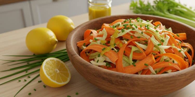 Salade Carottes-Chou : Fraîcheur et Simplicité - Viral Mag Découvrez une recette de salade carottes chou légère et savoureuse Parfaite pour un repas sain elle allie croquant et fraîcheur en 15 minutes    Viral Mag